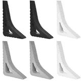 6 Stück Fensterstopper – Fenster Offenhalter & Türkeil Gummi – Fensterstopper beim Lüften, Fensterfeststeller & Türstopper Boden für Tür, Balkontür & Fensterbrett