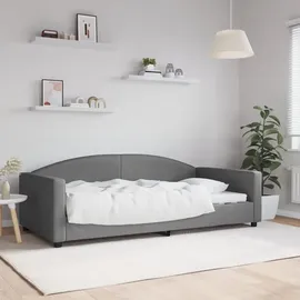 vidaXL Tagesbett Dunkelgrau 100x200 cm Stoff