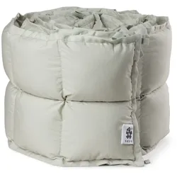 Sebra - Baby-Bettnestchen, abgesteppt / mist green