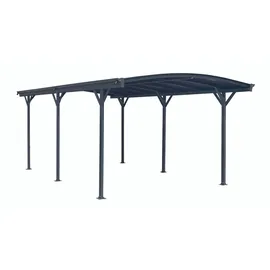 Aileenstore Design Carport London 3,00 x 5,00 m grau