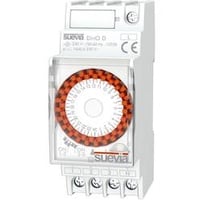 Suevia Zeitschaltuhr für Hutschiene Betriebsspannung: 230 V/AC DinO D 1 Wechsler 16A 250 V/AC Tages