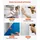 Vevor Küchenrückwand 76 x 76 cm aus Edelstahl, Wandschutz für Herd und Dunstabzugshaube mit Vorgebohrten Löchern, Robuste Rückwand Spritzschutz für Küche, Kochen und Praktische Aufbewahrung, Silber