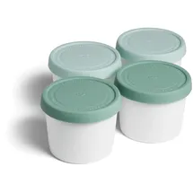 Springlane 4er-Set Eisbehälter für Speiseeis 400 ml, Aufbewahrungsbehälter, Gefrierdosen, Eis-Container BPA-frei in Lebensmittelqualität