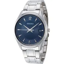 Seiko Klassik Quarz Edelstahl 39,4 mm SUR419P1
