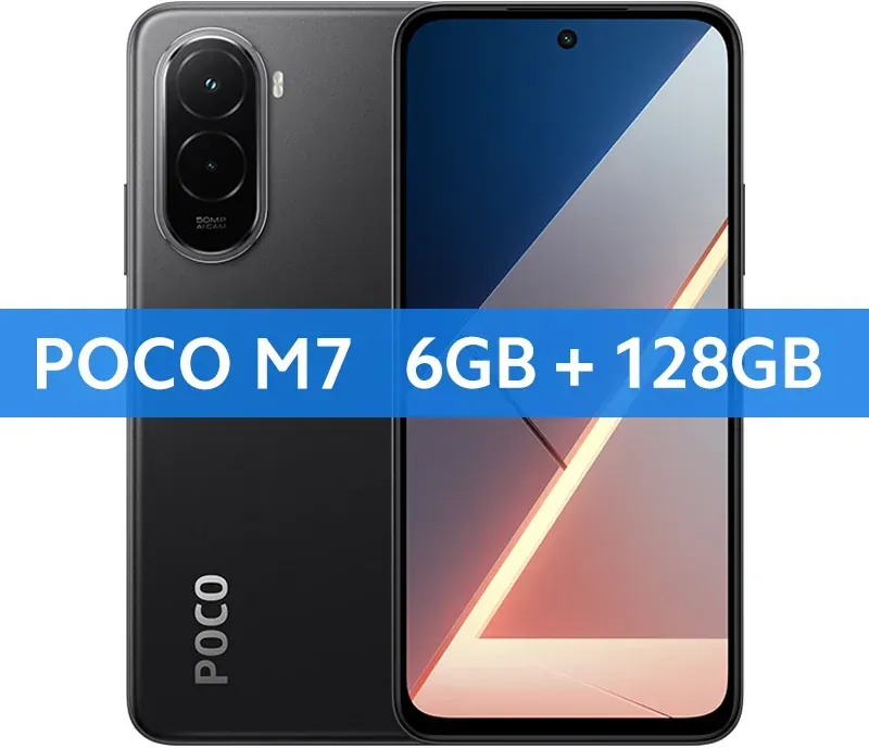 【Weltpremiere】POCO M7 Global Version Smartphone Snapdragon 685 7000 mAh Akku Immersive 6,9