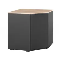 Vicco Eckkommode Betti 78 x 78 cm Anthrazit/Sonoma