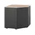 Vicco Eckkommode Betti 78 x 78 cm Anthrazit/Sonoma