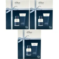 s.Oliver Geschenkset SO PURE MAN 3 x Duo Set = 3 x 30ml EdT + 3 x 75ml Duschgel