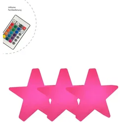 3er Stern-Set RGB (Ø 40cm) RGB