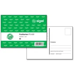 SIGEL Postkarten A6 100ST PS600