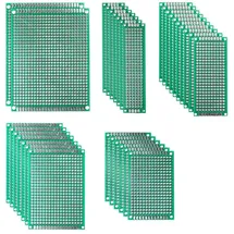 BerryBase Lochrasterplatine, doppelseitig, verschiedene Größen, Set mit 32 Stück