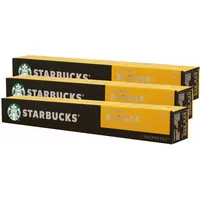 Starbucks Blonde Kaffee 3er Set Espresso Roast Nespresso kompatibel 30 Kapseln