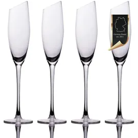 Intirilife Champagner Sektglas 0,15 l 4 St.