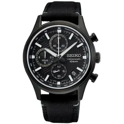 Seiko SSB421P1 Herrenuhr Chronograph Schwarz