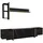 moebel17 Wohnwand Veyron Rebab dunkel Marmoroptik B/H/T: ca. 180x45x32 cm, Wohnzimmer, Wohnwände, Anbauwände