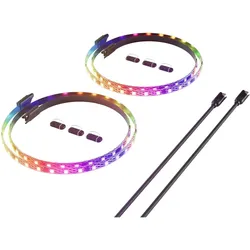 Hyte Ls30 RGB Light Strips Blk 2pk (Blau, Grün, Rot), Modding Beleuchtung