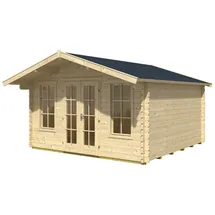 SKANHOLZ Trondheim 3,80 x 3,80 m natur