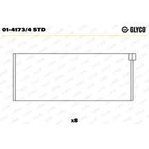 Glyco Pleuellager 01-4173/4 STD