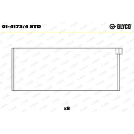 Glyco Pleuellager 01-4173/4 STD