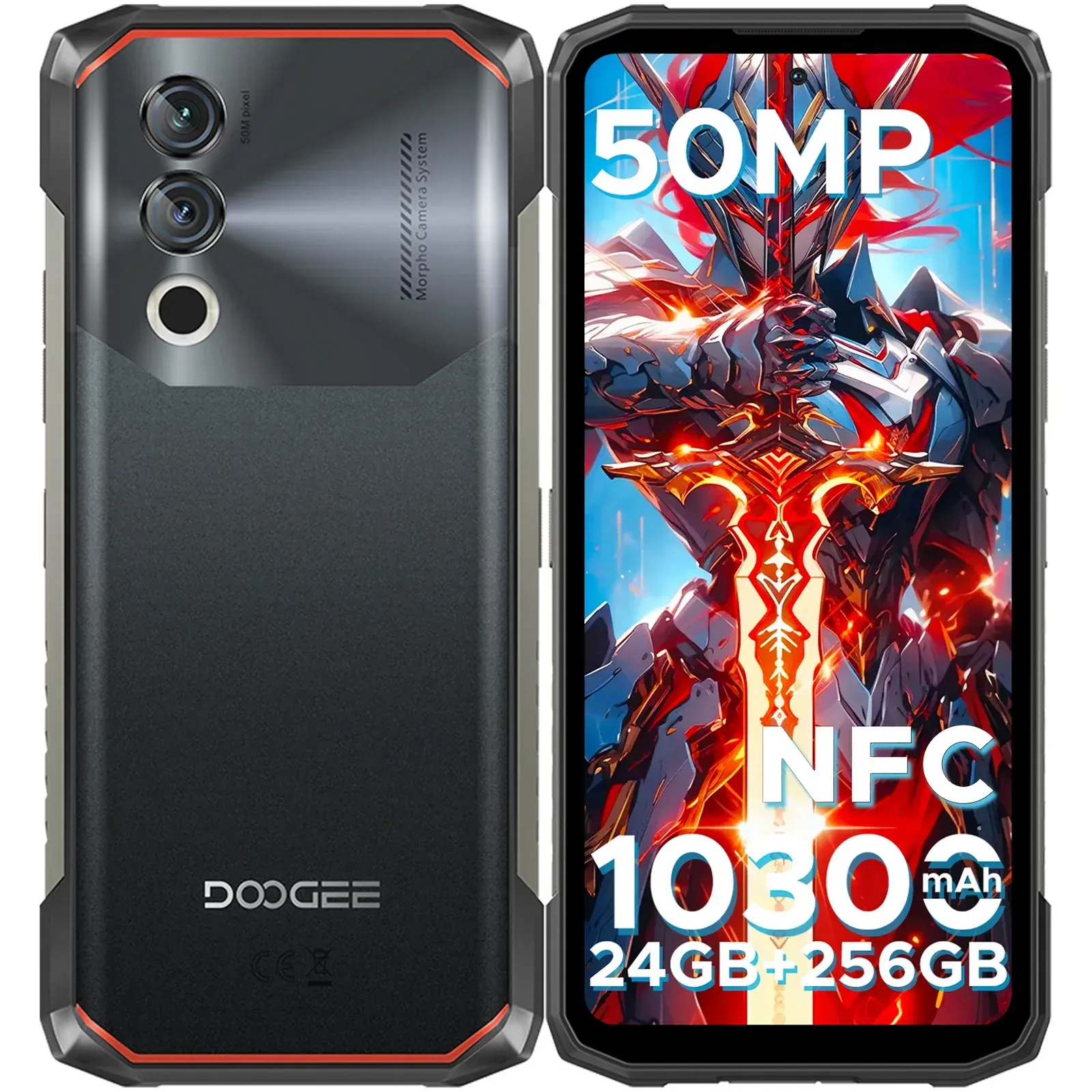 Doogee blade10 power robustes telefon 6,6 