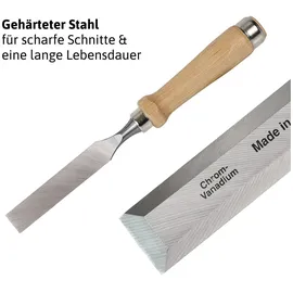 Dönges Stechbeitel mit Holzheft, 20 mm