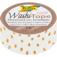 Folia Washi Tape Roségold Dots 5 m
