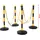 KS Tools Absperrpfosten-Satz mit Kette 13-tlg