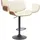 CLP Barhocker Beverley  höhenverstellbar drehbar  Walnuss/Creme
