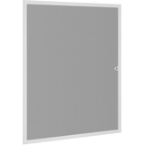 vidaXL Insektenschutz, für Fenster, Weiß 100x120 cm