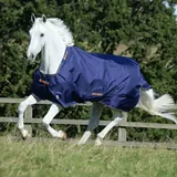Bucas Therapy Turnout Regendecke 50g 140 cm Navy/Orange