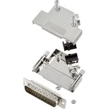 Encitech D45pk-m-25-hdp44-w-k 6355-8057-03 D-sub Stiftleisten-set 45° Polzahl: 44 Lötkelch 1St.