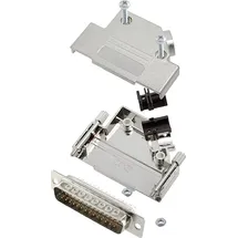 Encitech D45pk-m-25-hdp44-w-k 6355-8057-03 D-sub Stiftleisten-set 45° Polzahl: 44 Lötkelch 1St.
