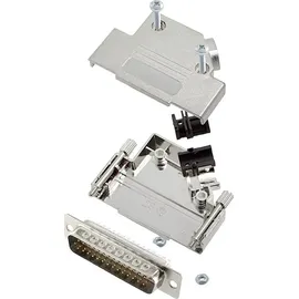 Encitech D45pk-m-25-hdp44-w-k 6355-8057-03 D-sub Stiftleisten-set 45° Polzahl: 44 Lötkelch 1St.