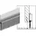 Elton ELLEN Tor-Türdichtschiene IBS 70, 0308503 2500mm Aluminium alufarben