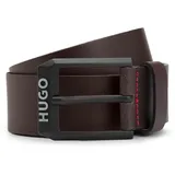 Hugo Gürtel Gelio-B Sz40 Leather Belt W85 Darkbrown