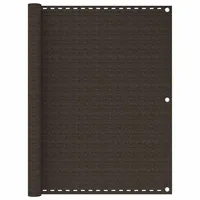 vidaXL Sichtschutz 120 x 500 cm Braun Polyethylen