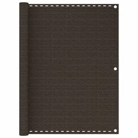 vidaXL Sichtschutz 120 x 500 cm Braun Polyethylen