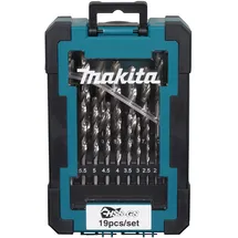 Makita Metallbohrer-Set 1-10 mm 19 tlg.
