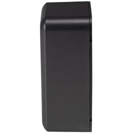 ChiliTec Aufputz Steckdose 2-fach Doppelsteckdose AP Anthrazit 250V/ 16A Schraubanschluss - Grau