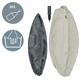 Leitz Ergo Active Sitzball mit Anti-Wegroll-Design, 65cm Grau