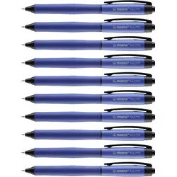 STABILO PALETTE, Anklippbarer versenkbarer Stift, Blau, Kunststoff, Gummi, 0,4 m
