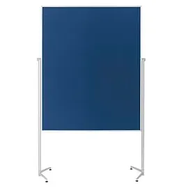 Magnetoplan Moderationstafel 120 x 150 cm blau/weiß