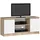 abamihome AKORD TV-Lowboard 120 x 55 x 40 cm Sonoma Eiche/Weiß Holz