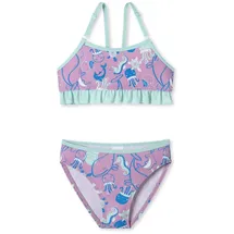 SCHIESSER Mädchen Bustier Aqua Kids Girls-Größe 92 bis 140 Bikini-Set, Beere_182728, 128 cm - 128