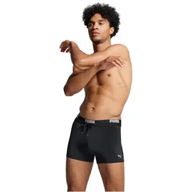 Puma Badehose Logo Schwarz L