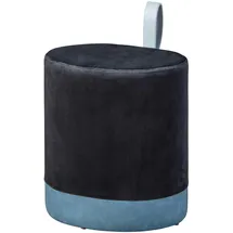 Interlink Hocker Osane 38 x 43 x 33 cm Blau/Schwarz