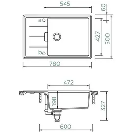 Schock Tia D-100LS Einbau reversibel puro (TIAD100LSAPUR)