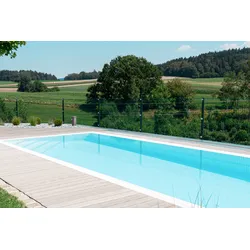 Pool aus Beton 4,0x8,0m Infinity® Bay