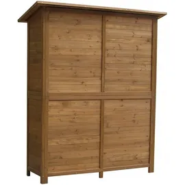 Habitat et Jardin Gartenschrank espacio 49 x 162 x 140 cm Braun