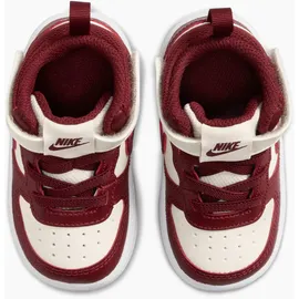 Nike Court Borough Mid 2 Kinder Soft Pearl/Dark Team Red 25